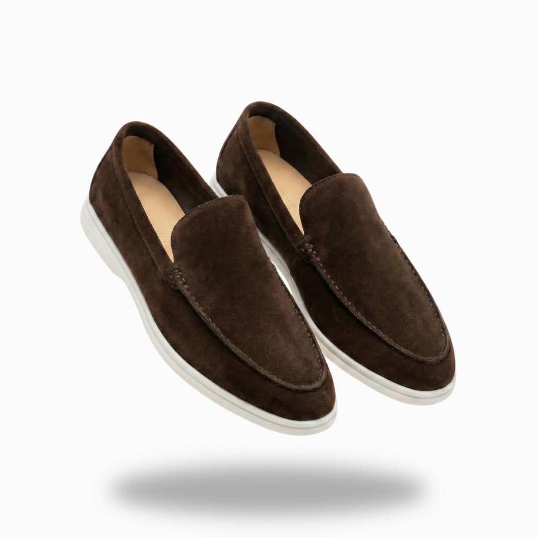 L'Iconique Mocassins en Daim Noir