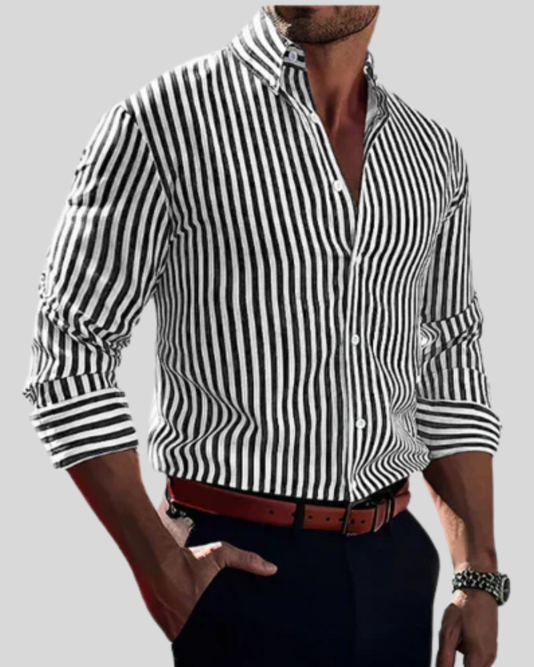 Arthur | Chemise élégante à rayures