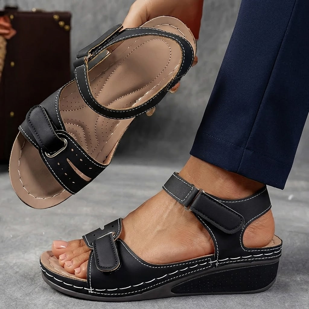 Célima - Sandale ergonomique tendance noir