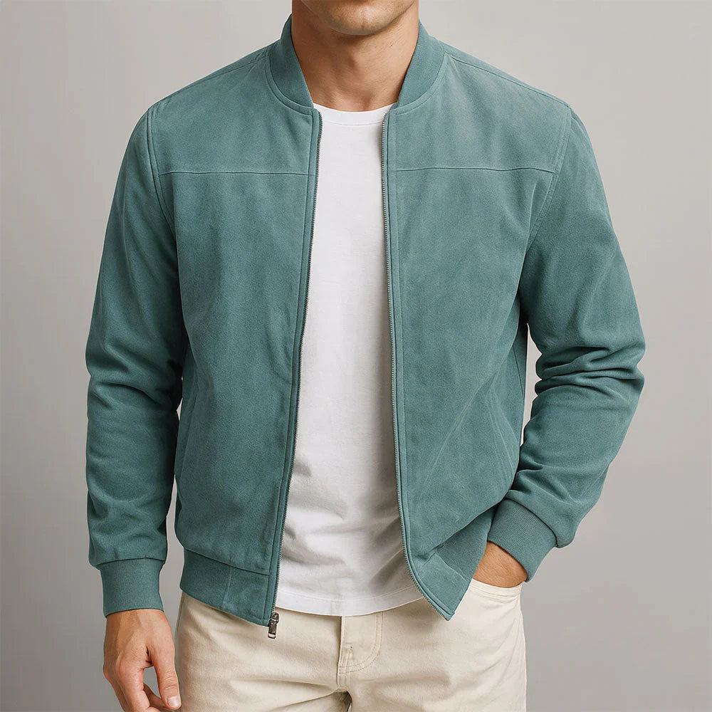 Riviera — Bomber in Camoscio