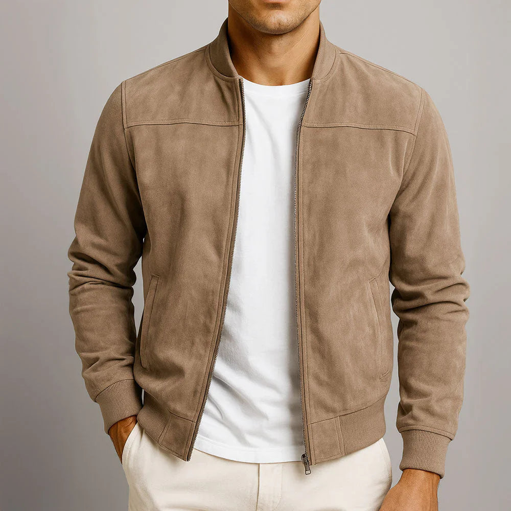 Riviera — Bomber in Camoscio
