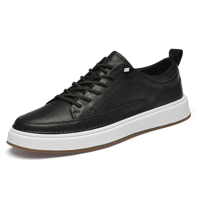 Baskets en cuir chics